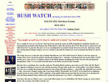 Tablet Screenshot of bushwatch.com